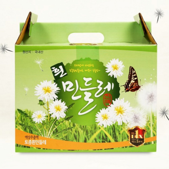 토종 흰민들레즙 진액 (100mlx60포) 국내산, 100ml, 60개