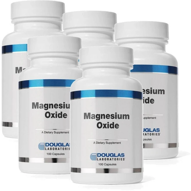 더글라스랩 마그네슘 옥사이드 캡슐 Douglas Laboratories Magnesium Oxide, 5개, 100정 - 쿠팡