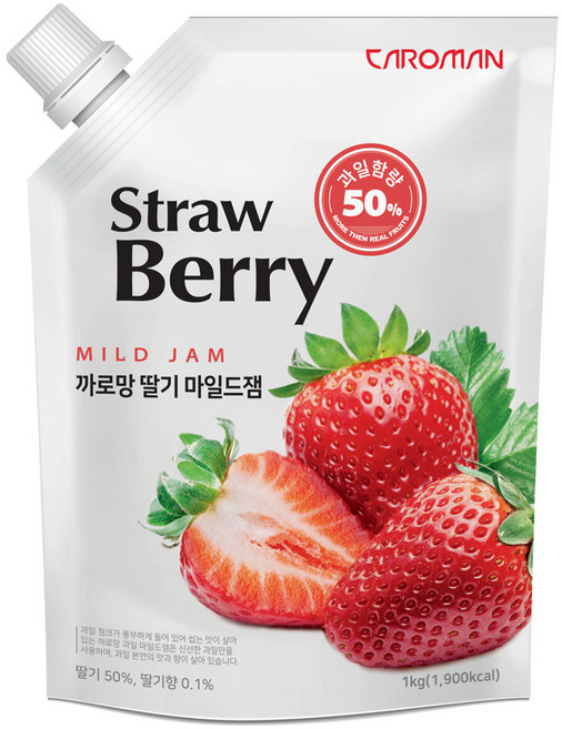 까로망 딸기 리플잼 1kg, 2개