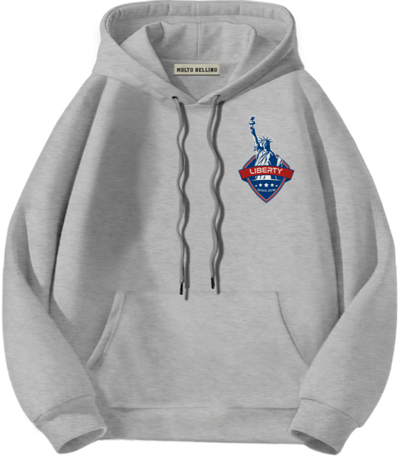몰토벨리노 리버티 베이직 남녀공용 후드티