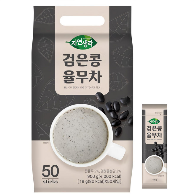 자연생각 검은콩 율무차, 18g, 50개입, 1개