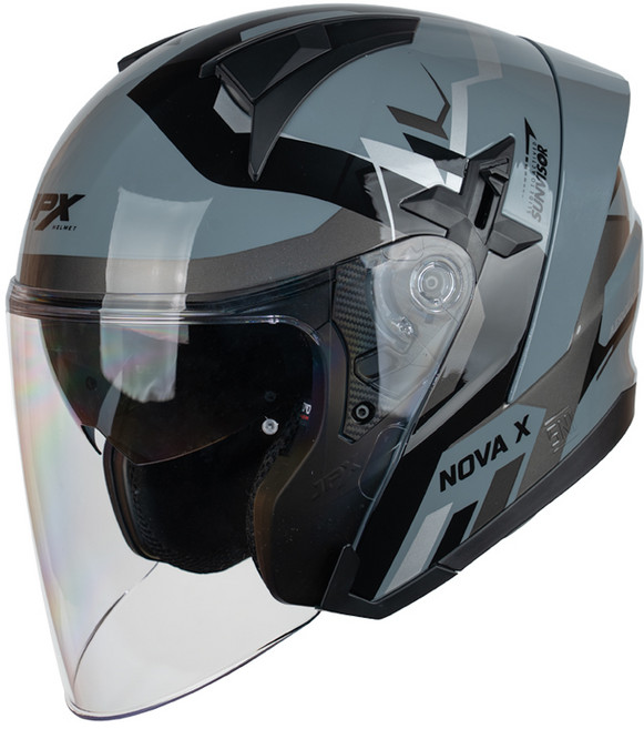 JPX헬멧 NOVA-X 오픈페이스 바이크 오토바이 헬멧, 09.N4