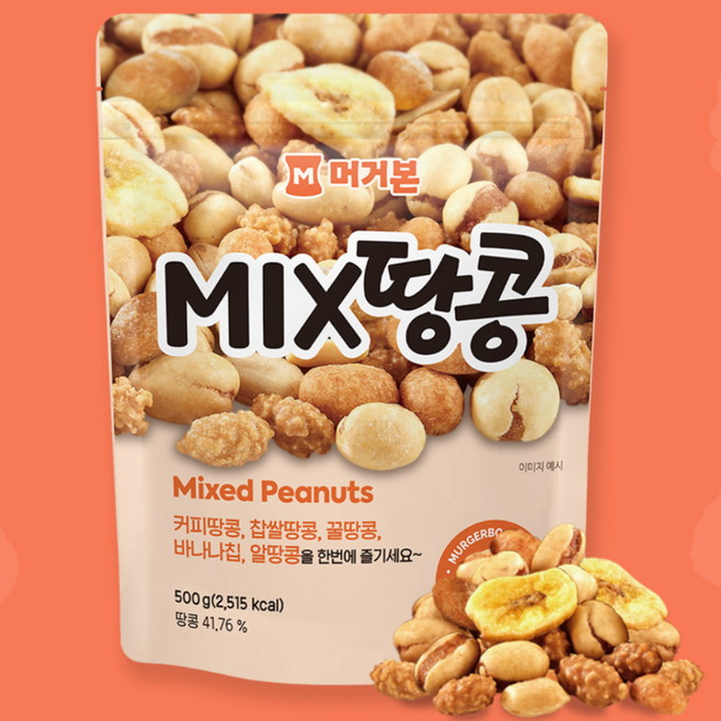 머거본 믹스땅콩, 500g, 3개