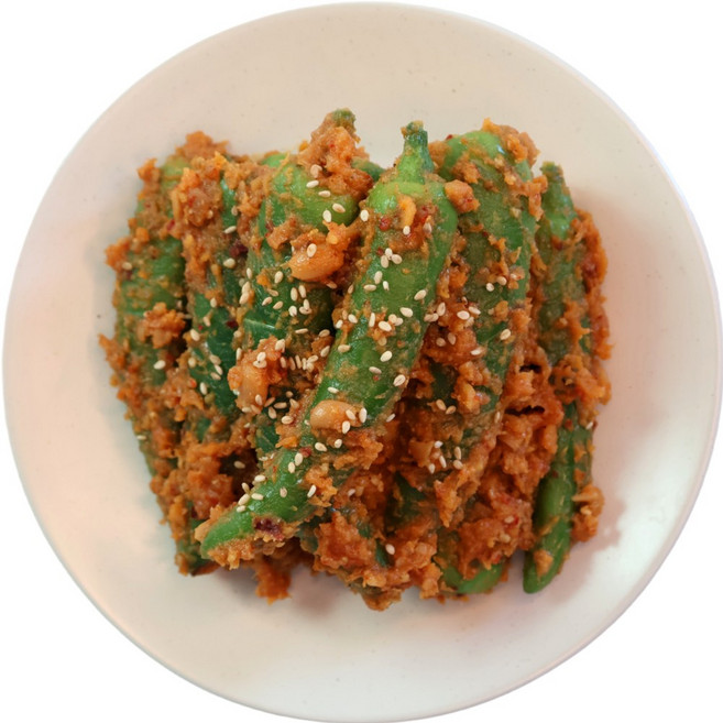 여우마을 수제반찬 아삭이고추 된장무침, 1개, 700g