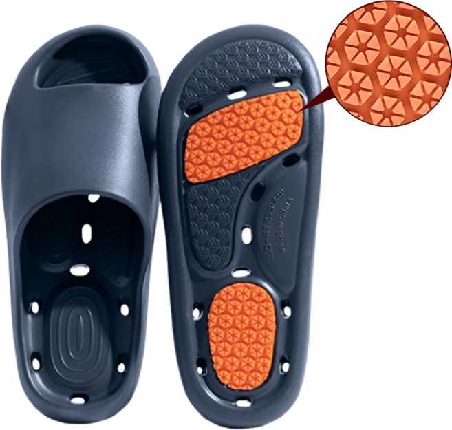 울이즈쿨 미끄럼방지 EVA 욕실화 실내화, 1개, 네이비