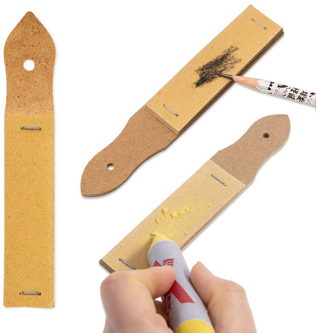 찰필 사포 오일 파스텔 블렌딩 작업 콘테 찰필화 연필심갈이, 1개