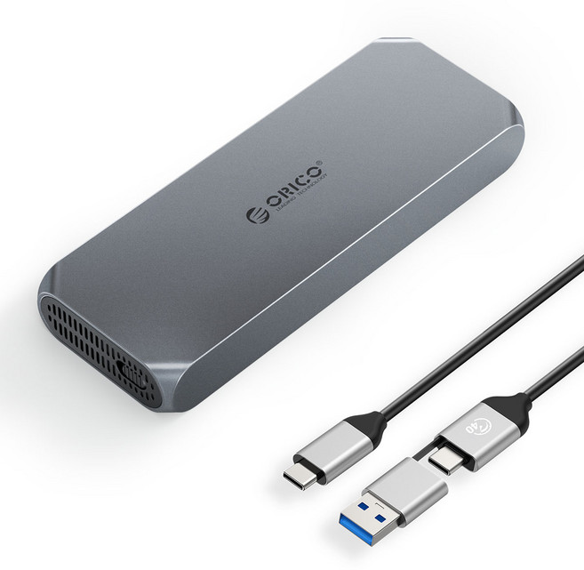 오리코 썬더볼트 3/4 40Gbps 알루미늄 최대 8TB 지원 M.2 SSD NVMe 인클로저 COM2-T3