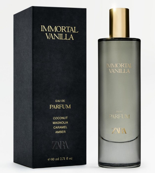 자라 이모탈 바닐라 ZARA Immortal Vanilla 우먼퍼퓸 여자향수 80ml, 1