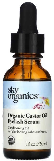스카이오가닉스 캐스터오일 속눈썹 세럼 30ml 뷰티영양 오일, 1개 - 쿠팡