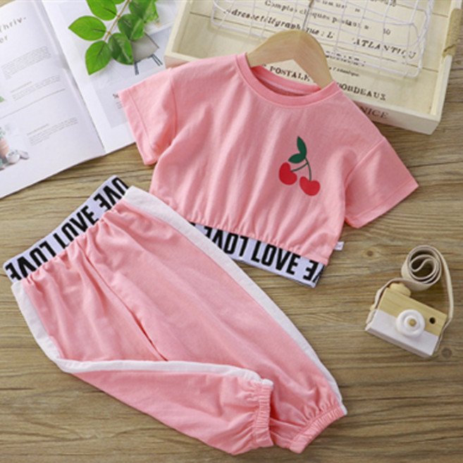 앨리홈 스트릿체리상하셋트 아동 상하복 나시 세트 여름 데일리룩 통기성 냉감 소재 외출복 실내복