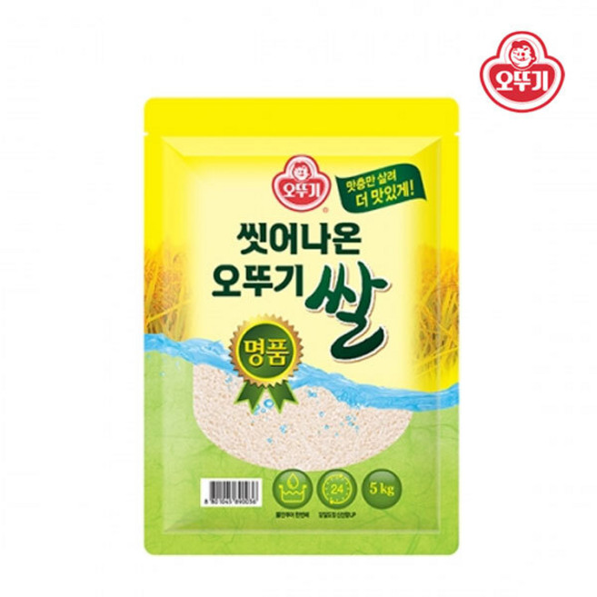 오뚜기 씻어나온 명품 오뚜기 쌀 상등급, 5kg, 1개