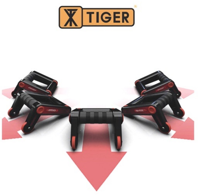 엑스타이거 AB슬라이드 복근운동 푸쉬업 AB휠 ﻿3in1