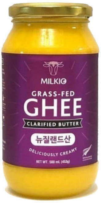 뉴질랜드 밀키오 목초사육 기버터 Ghee, 1개, 500ml