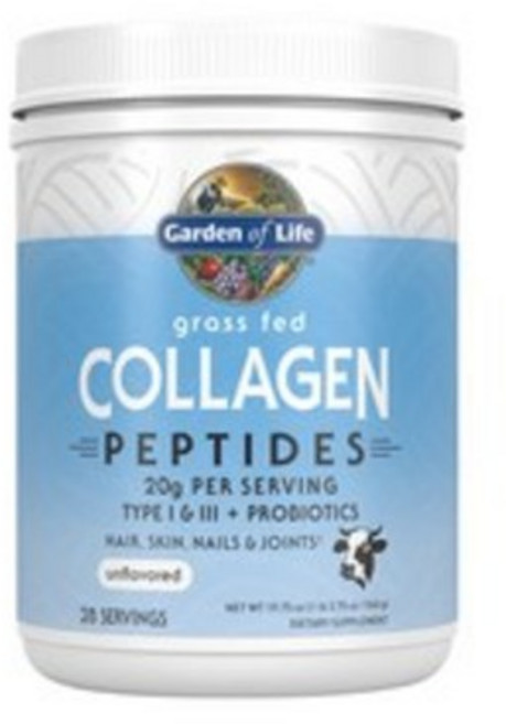 [미국정품직구상품] 가든오브라이프 Grass Fed 콜라겐 펩타이드 무향 560g(19.75oz), 560g, 1개