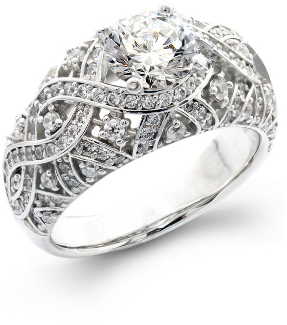 천연 1캐럿 우신 엑설런트컷 다이아몬드 반지 CD-109