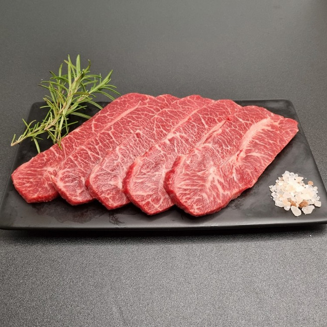 한우 암소 부채살(낙엽살) 1등급 300g, 1개