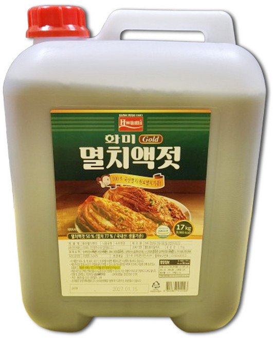 도깨비마켓 [DKB] 화미 멸치 액젓 17kg / 말통/대용량/, 1개