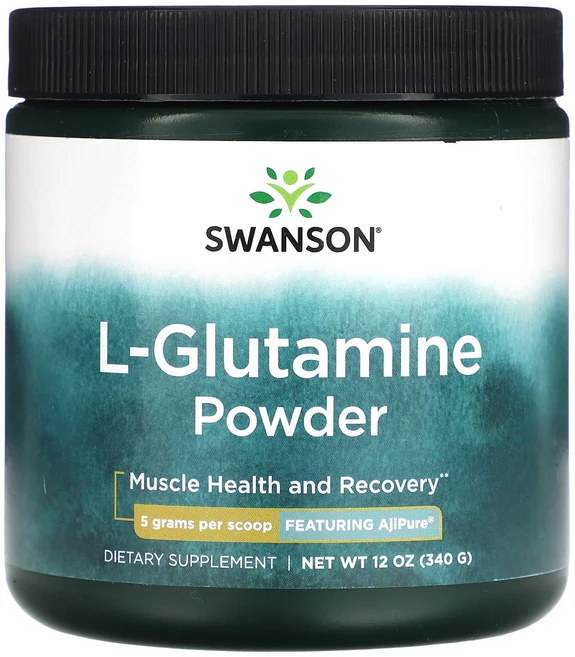 Swanson l-글루타민 분말 340g(12oz), Swanson l글루타민 분말 340g12oz, 340g, 1개 - 쿠팡