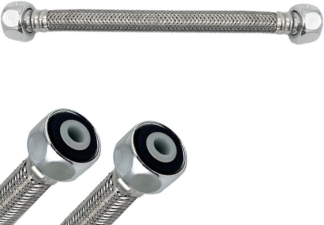 세면대 고압호스 20cm 국산 세면기 연결 조절대 자바라 앵글밸브 조절밸브, 1개