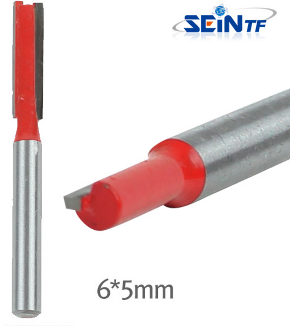 세인티에프 트리머비트 5mm 평비트 루터날 루터비트 목공 드릴, 1개