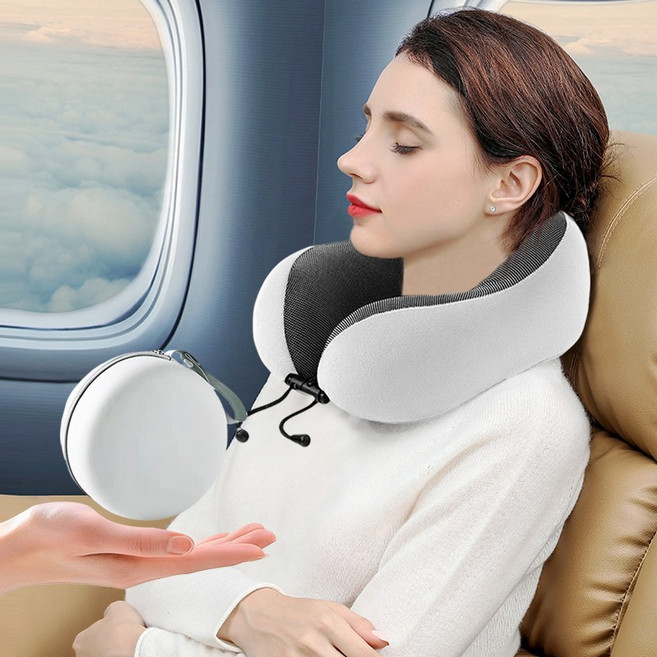 고급 수납 휴대 기내용목베개+목베개 수납+귀마개