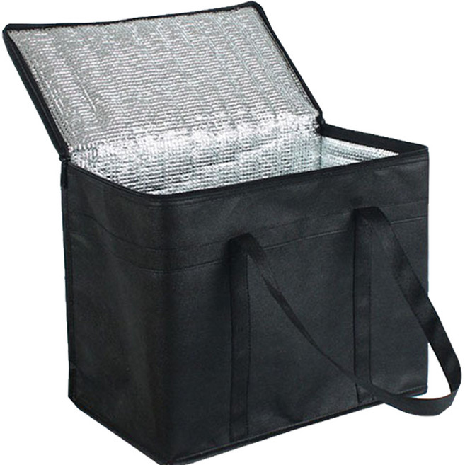 에이쏘르 대형 접이식 보냉가방 35L, 블랙, 1개