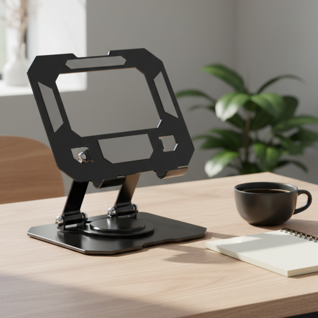 MRC 360도 회전 태블릿 거치대, 1개, Black, MRC-T101