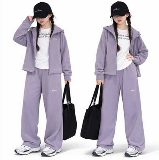 헬로가든 이지후드집업 상하복