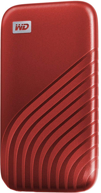 WD SSD 2TB USB3.2 Gen2 Type-c My Passport SSD 1050 WDBAGF0020BRD-WESN 휴대용 레드 최대 읽기, 상세페이지 참조, 1GB
