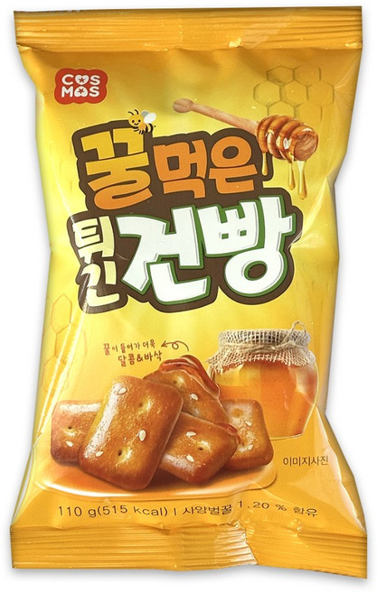 [좋은세상] 꿀먹은 튀긴 건빵 [110g], 110g, 1개