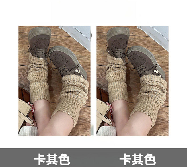 日係JK堆堆襪 針織襪套