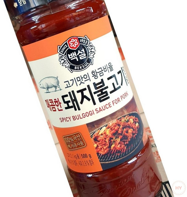 AR 돼지 불고기 양념 백설 500g X 4팩 불고기양념소스 불고기양념 액상소스