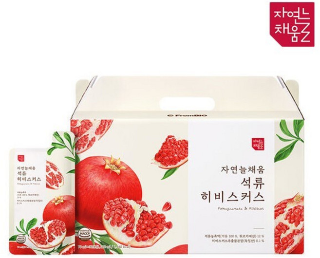 자연늘채움 석류 히비스커스, 70ml, 30개