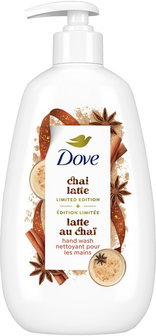 Dove Edition Holiday Treats Liquid Hand Wash for Deep Nourishment Spiced Chai Latte 12 oz, 1개, 12oz