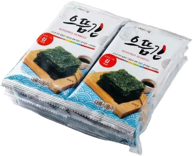 대륙식품 미니 도시락김 으뜸김 2g 240봉, 240개