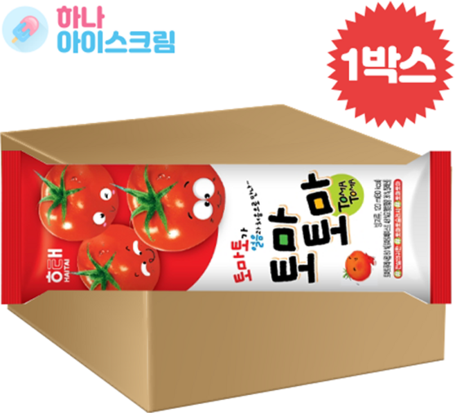 해태제과 토마토마 쭈쭈바 한박스 아이스크림, 140개, 120ml