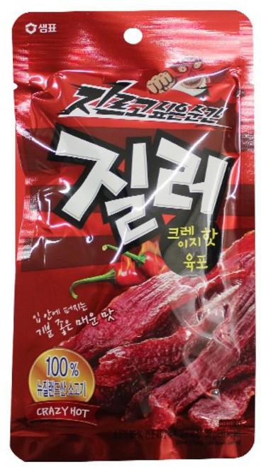 샘표 질러 크레이지 핫육포 30g 30개입 BOX, 1