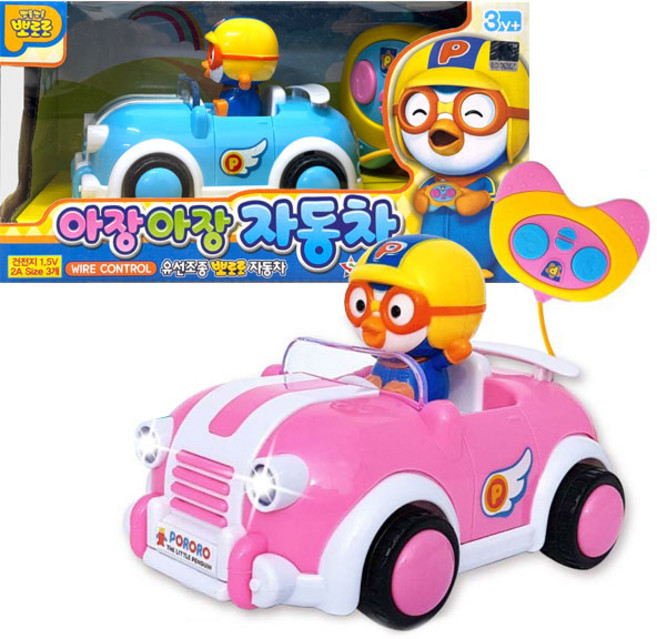 스타토이-유선조종 뽀로로 아장아장 자동차 (색상랜덤), 1개, 혼합색상