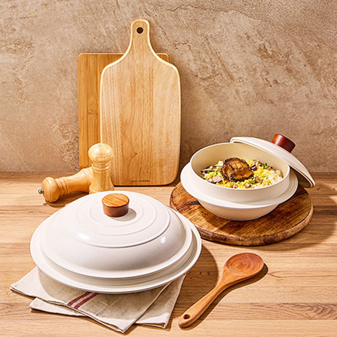 비자트 팬 IH 세라믹 인덕션 가마솥 가마 전골 냄비, 1개, 내용참조, 20cm