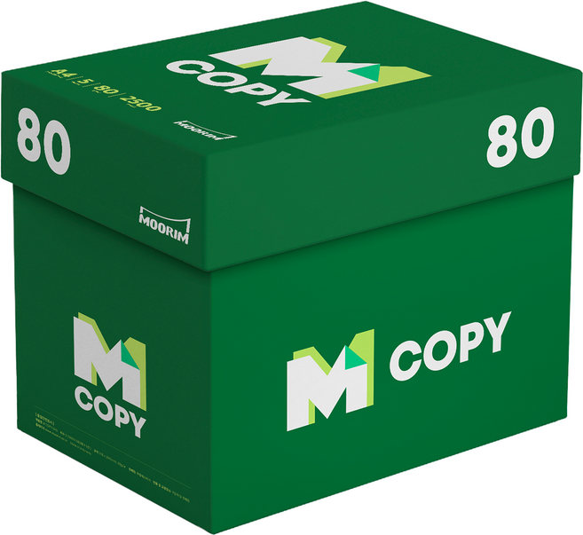 MCOPY 80gsm 복사용지, A4, 2500매