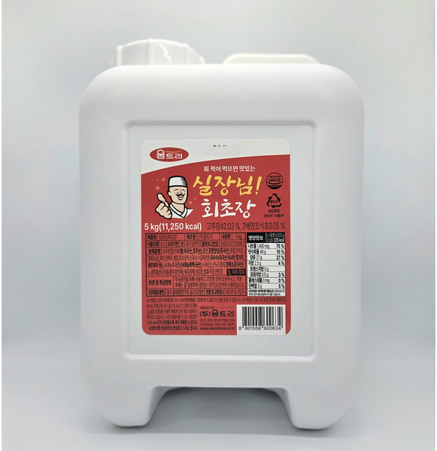움트리 실장님 회초장, 1개, 5kg