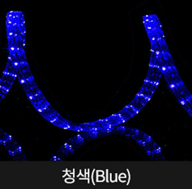 세븐라이팅 LED 원형 논네온 10M, 청색