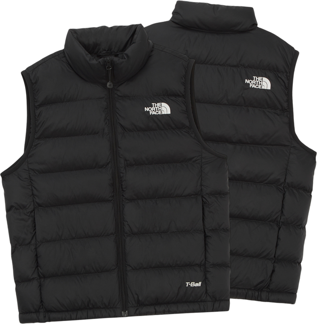 [매장판] 노스페이스 키즈 경량 패딩 조끼 데이라이트 베스트 블랙 NV3NR55S