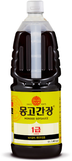1급간장 양조50% 몽고식품 실온, 1개, 1.8L