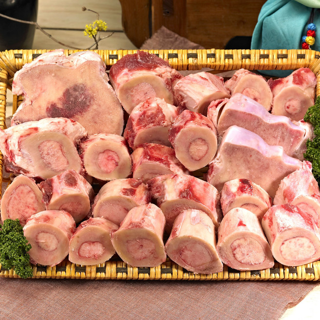아임미트 국내산 한우 냉동 사골 곰탕 설렁탕 육수용, 1개, 4kg