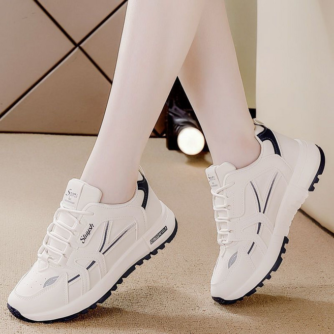 Sunsdew 빅사이즈 여성 운동화 봄여름 가벼운 아웃도어 캐주얼 트레킹화