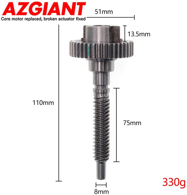 AZGIANT 금속 자동차 주차 브레이크 39T/40T 기어 액추에이터 수리 키트 BMW E65 E66 745i 750i 760i 용 핸, 01 39T for 6 cylinder, 한개옵션1