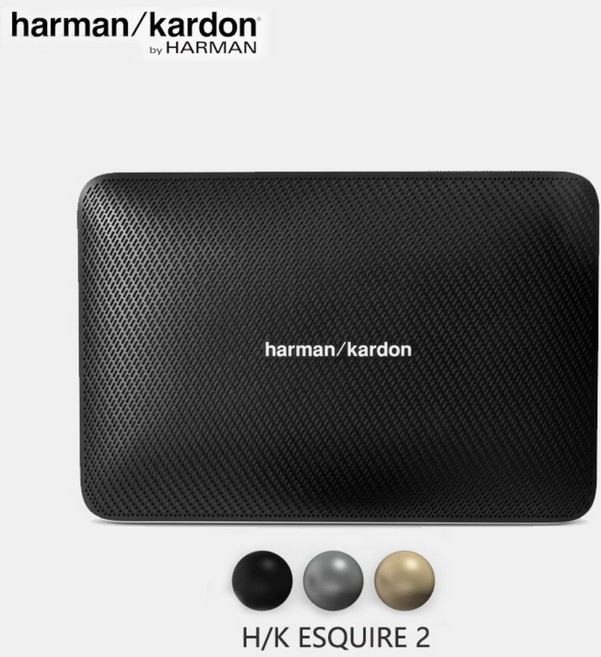 Harman Kardon 하만카돈 ESQUIRE2 블루투스 휴대용 오디오 저소음 스피커, 세트 그레이