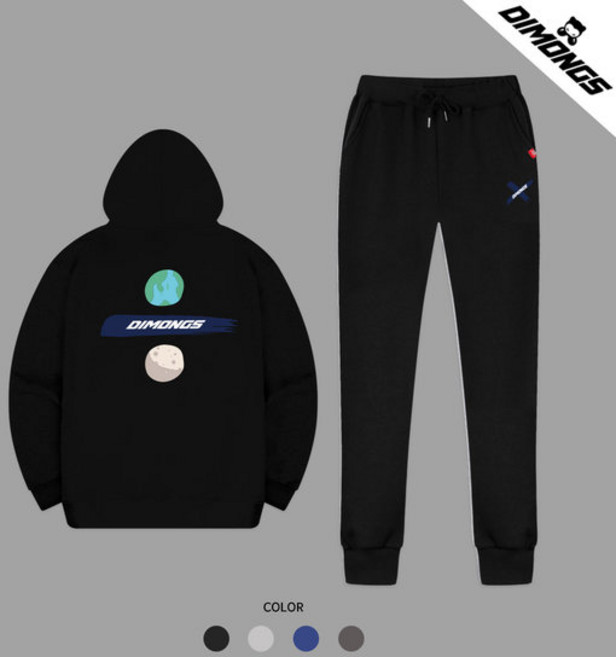 디몽스 행성나누기 남성 빅사이즈 후드집업 조거세트