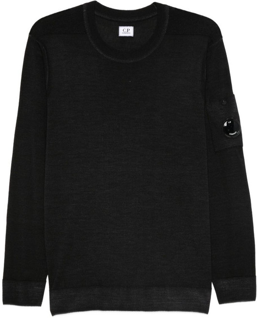 C.P.컴퍼니 렌즈 디테일 울 스웨터